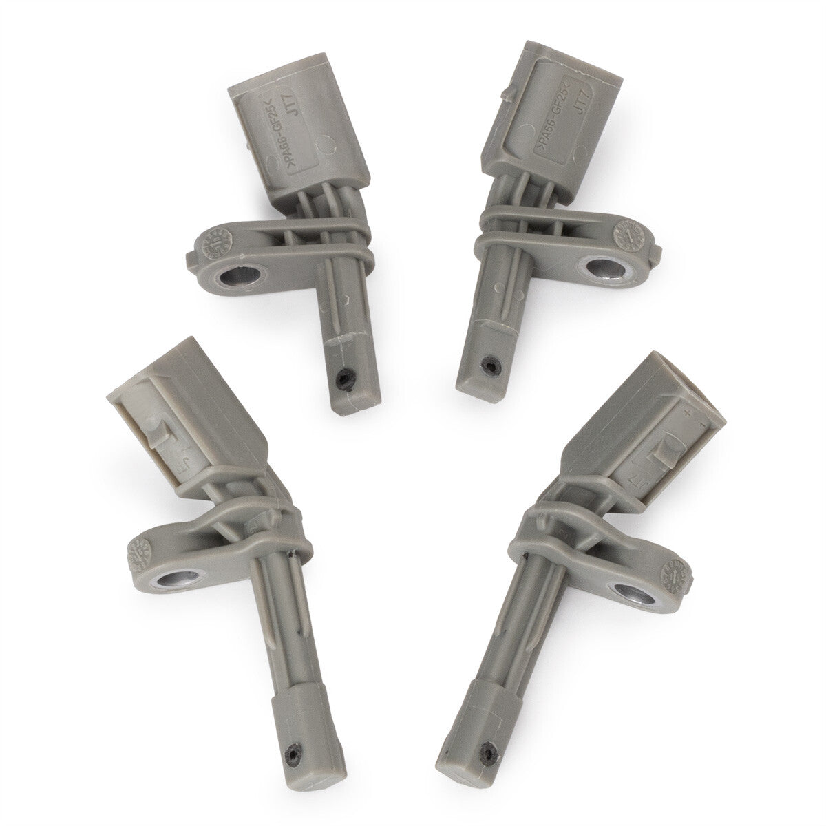 Four wheel speed sensors (WHT003856A, 857A, 858A, 859A) are suitable for Volkswagen for Passat , for Golf , for Audi A3, and TT.