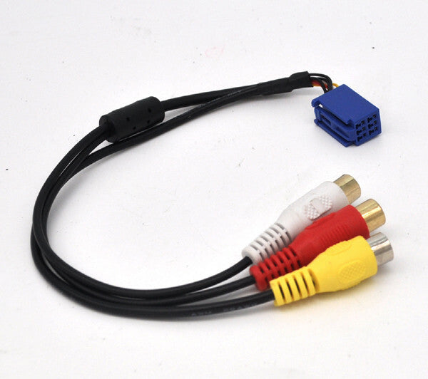 Av 6 pin AUX adapter cable to CD changer radio video RCA cable for Toyota for lexus