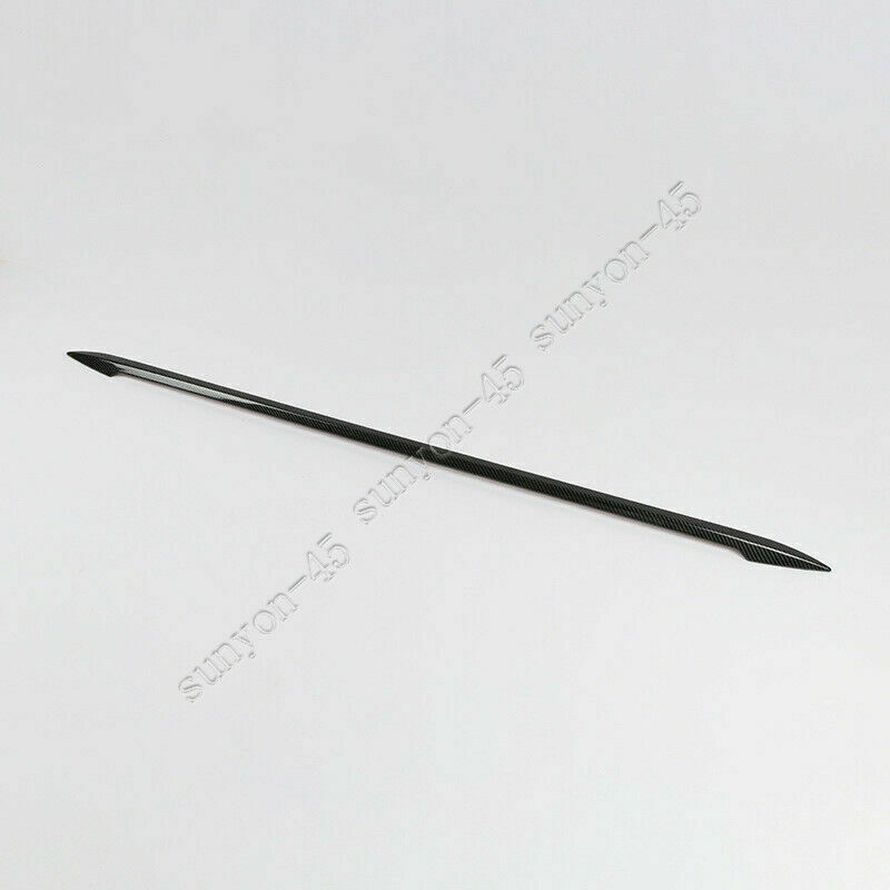 for Toyota RAV4 2019-2023 Carbon Fiber Look Rear Door Trunk Lid Lower Strip Trim