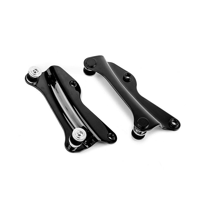 Black 4 Point Docking Hardware Kit for Harley Road King Street Glide 2014-2023