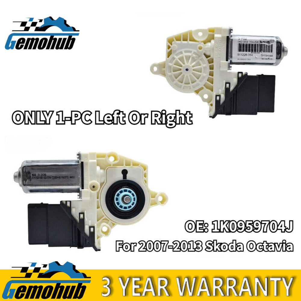 Front Left Electric Window Lifter Regulator Motor For 2007-2013 for Skoda Octavia