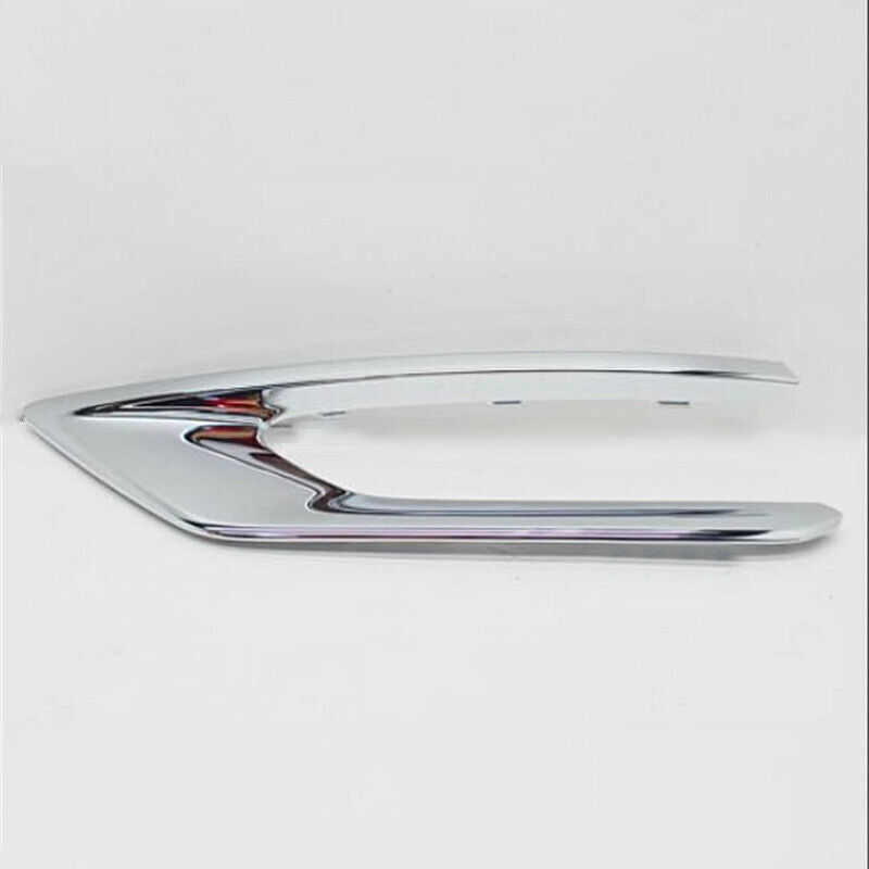Left Side ABS Chrome Front Bumper Fog Lamp Strip Trim for Volvo XC90 2020-2023