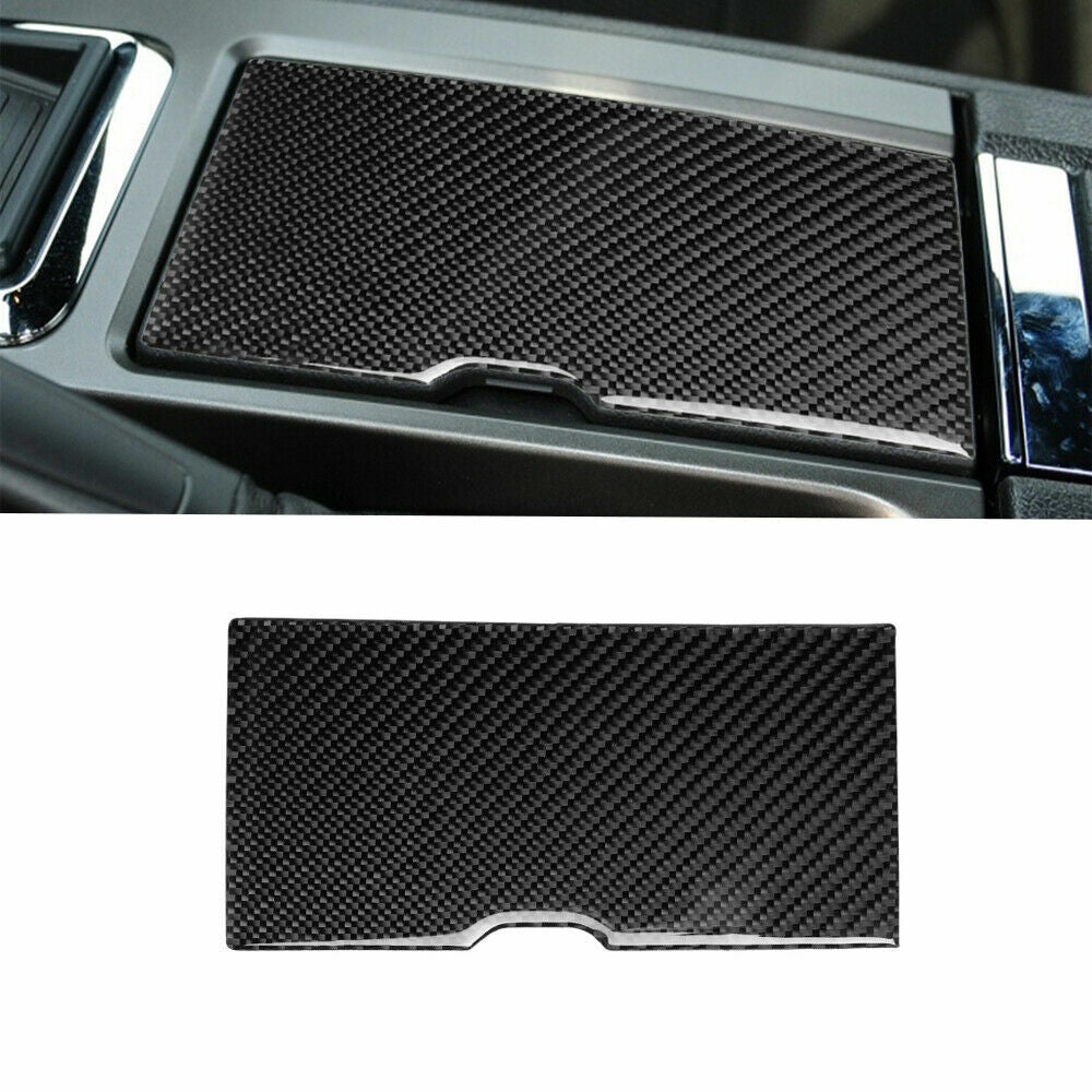 Carbon fiber center console cupholder cover suitable for 2009 for Ford for Mustang - 13