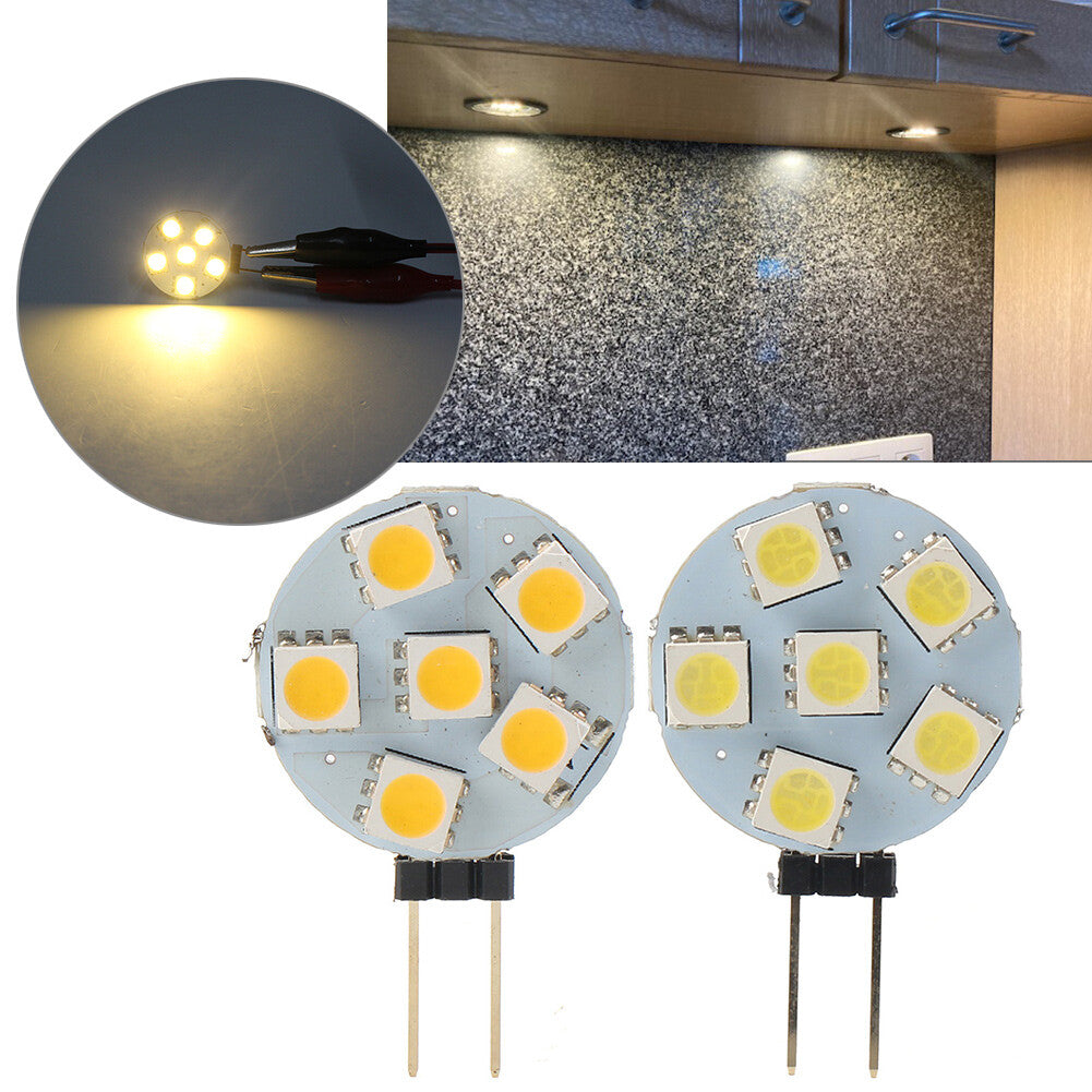 DC12V G4 Super Bright Flat Light 5050 SMD 6 LED Bulb Lamp