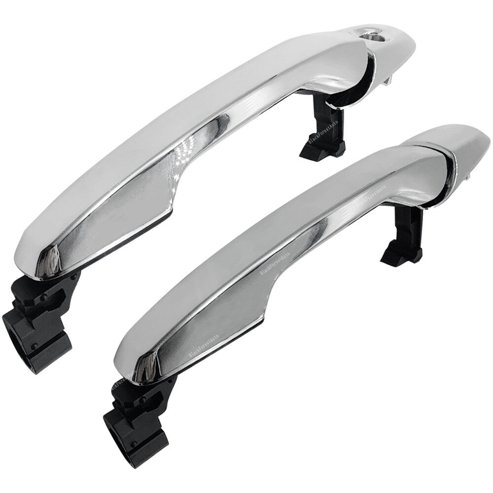 2pcs For 2011-2017 for Ford Edge Explorer Exterior Door Handle Front Left Right