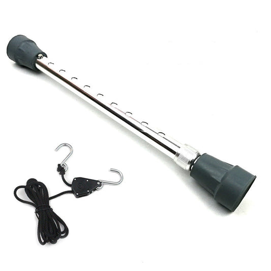 Car Engine Hood Cover Prop Tool Nylon Rope Ratchet Dent Repair Telescopic Pillar