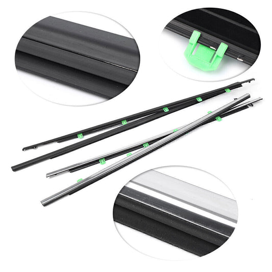 Car Chrome Outside Window Moulding Weatherstrips for Honda CR-V 2012-2016 13
