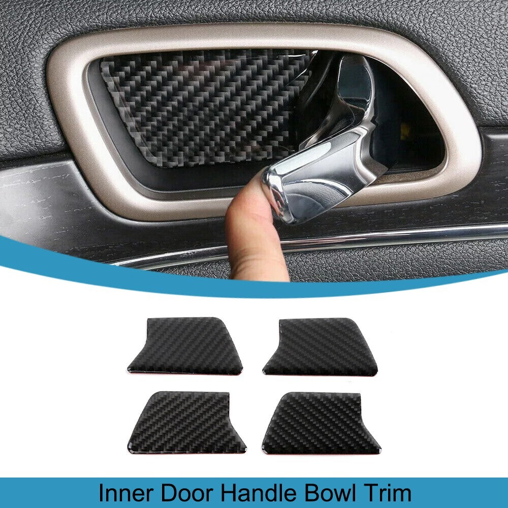 Inner Door Handle Bowl Decoration Cover Trim for Jeep Grand Cherokee 2011-2023
