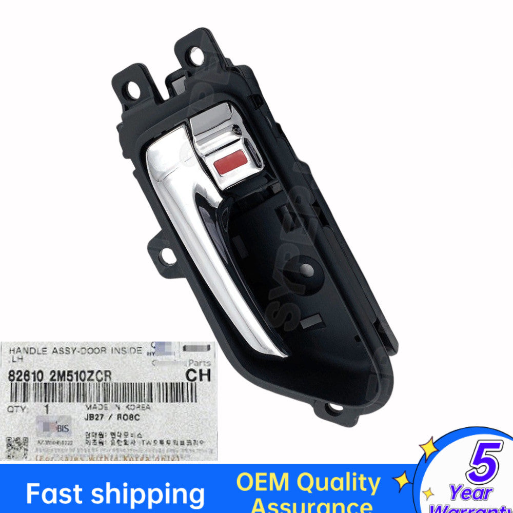 New chrome interior door handle left buckle for Hyundai for Genesis Coupe 2011-2012