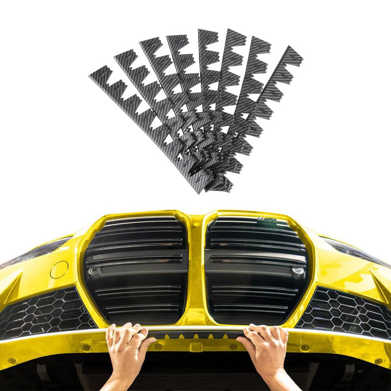 8Pcs Universal Front Bumper Scrape Guard Skid Plate Protect for Lowered Cars