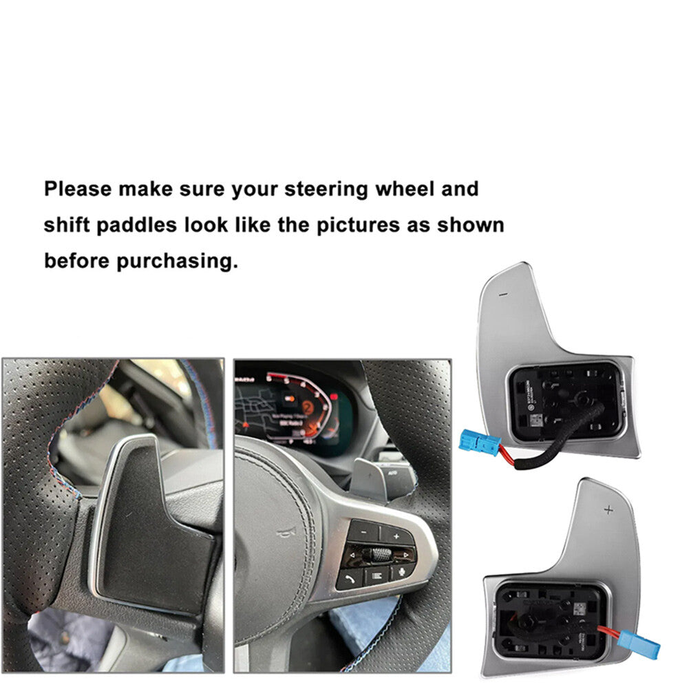 Steering Wheel Shift Paddle Extension for BMW 1 2 3 4 5 6 7 Series X3 X4 X5 X6