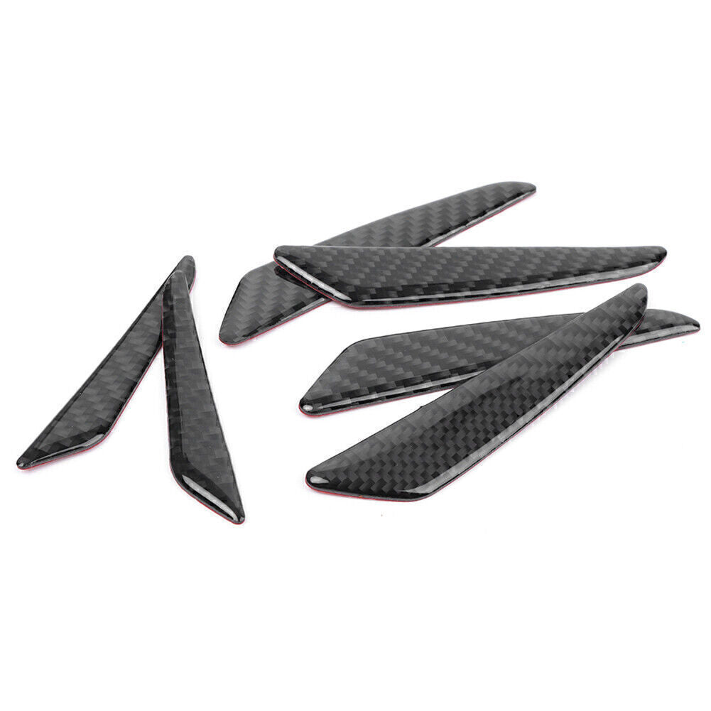 for Mercedes Benz 6x Car Door Protective Strip Anti-collision Carbon Fiber Style