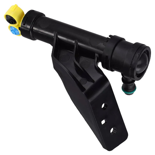 Front Right Headlight Washer Nozzle Black Plastic for Genesis 2015 2016 2017