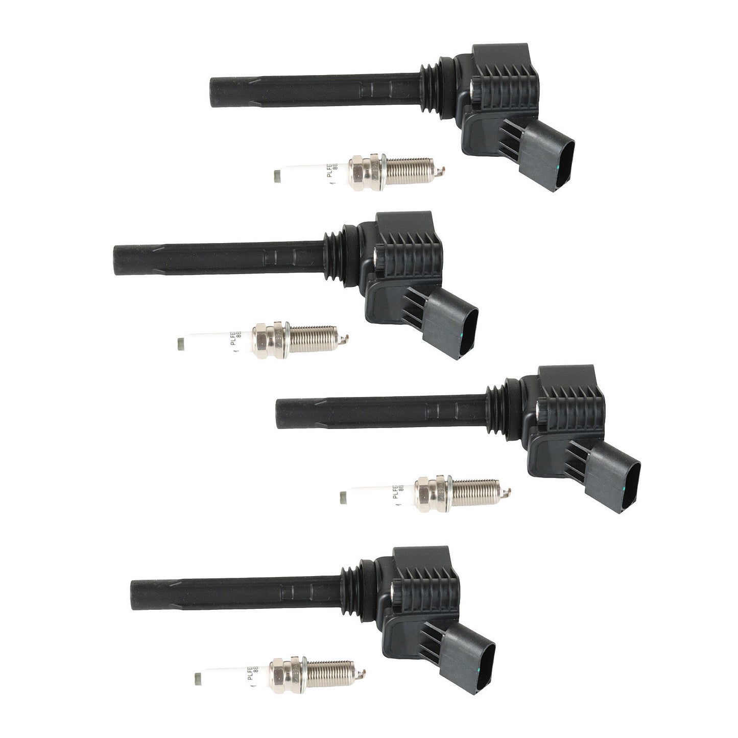 4 Ignition Coil  4 Iridium Spark Plug for Volkswagen for Jetta for Audi A4 Q5 UF765