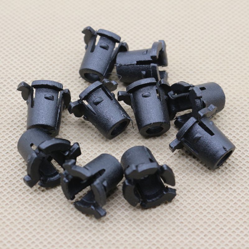 10-piece pack of headlight adjustment screw clips for BMW E30, E32, and E34 (63121378369)