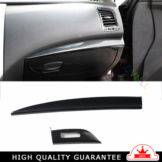 Middle Console Dashboard Strip Trim Fit for Nissan Altima 2013-2018 Carbon Fiber