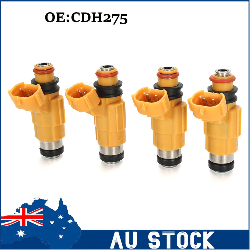 4PCS CDH275 Fuel Injector Suitable for Mitsubishi Triton MK 2.4L 4CYL 4G64 96-03