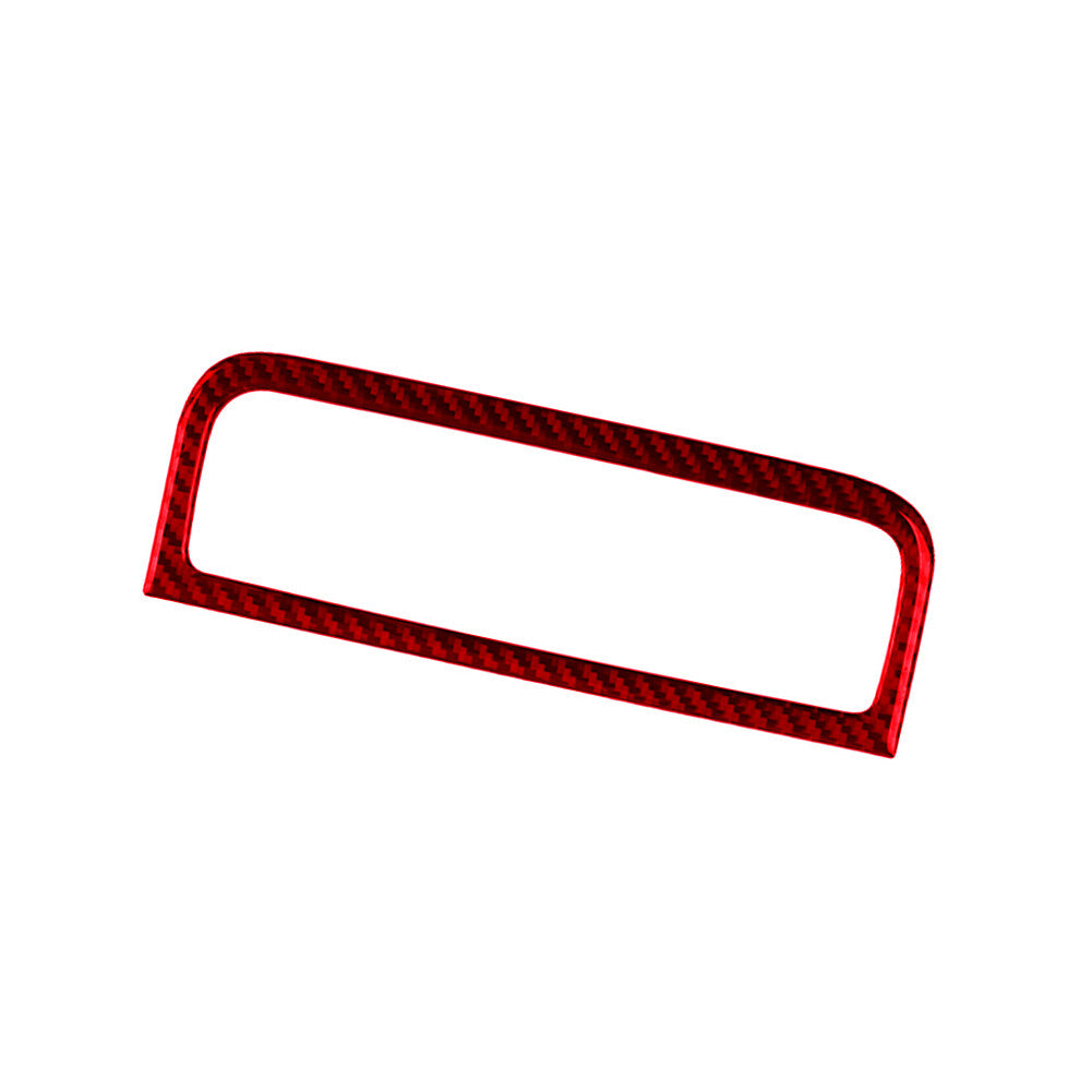 Red Carbon Fiber Air Conditioning Switch Trim for VW Touareg 2011-2018