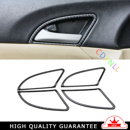 Inner Door Handle Cover Trim for Honda Accord Crosstour 2008-2013 Carbon Fiber
