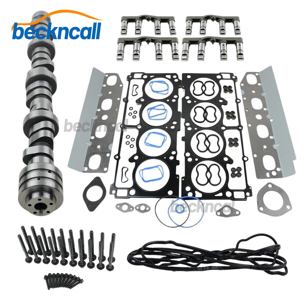 MDS Lifter Kit w/Head Gasket Bolts Camshaft for 09-19 for Dodge for Ram 1500 Durango V8