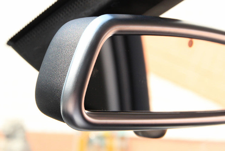 1X Matte Silver Inner Rear View Mirror Frame Trim For Discovery Sport 2015-2019