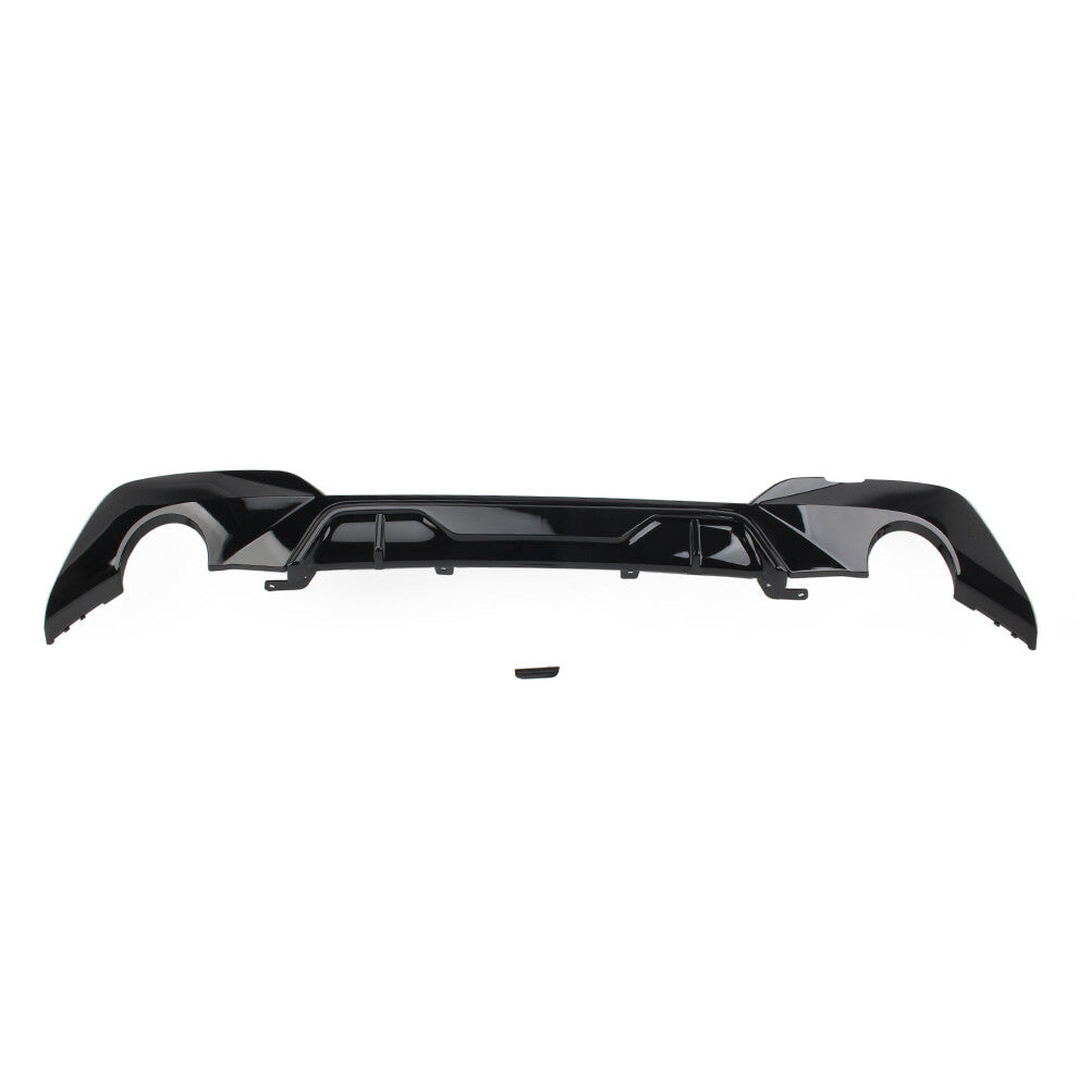 Rear Bumper Lip Diffuser Lip for BMW 3 Series G20 G21 G28 2019+ Glossy Black cl