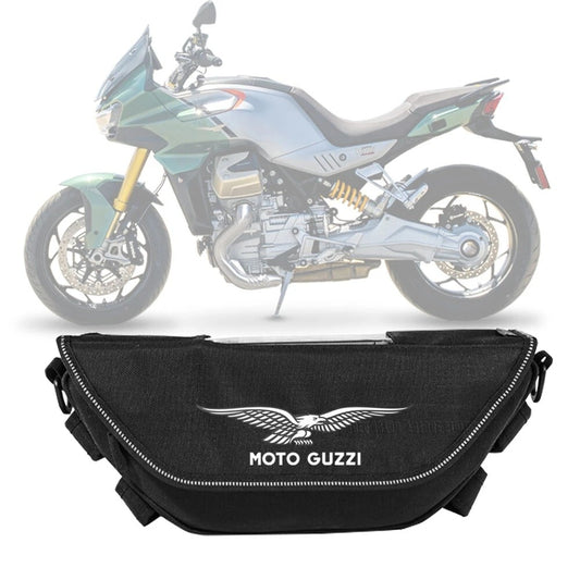 Waterproof Motorcycle Handlebar Travel Bag Storage Bag For Moto Guzzi V9 Roamer