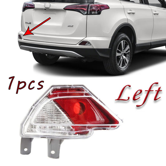 2016 2017 2018 for Toyota RAV4 Rear Left Driver Bumper Reflector Light Lamp