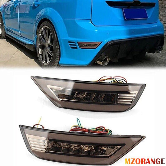2× Für for Ford Focus 09-13 Hinten Stoßstange Heckleuchten Rückleuchte Links+Rechts