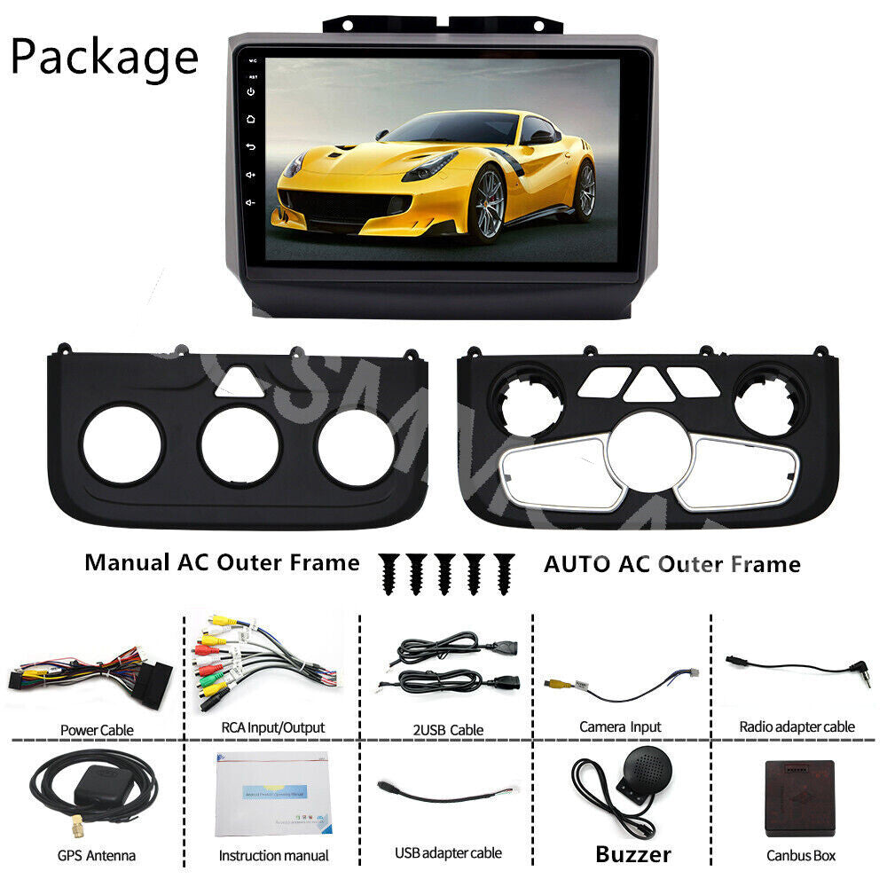 Android 13 Car Stereo GPS 4G+32G Fit for Dodge for RAM 1500 2500 3500 2013-2018