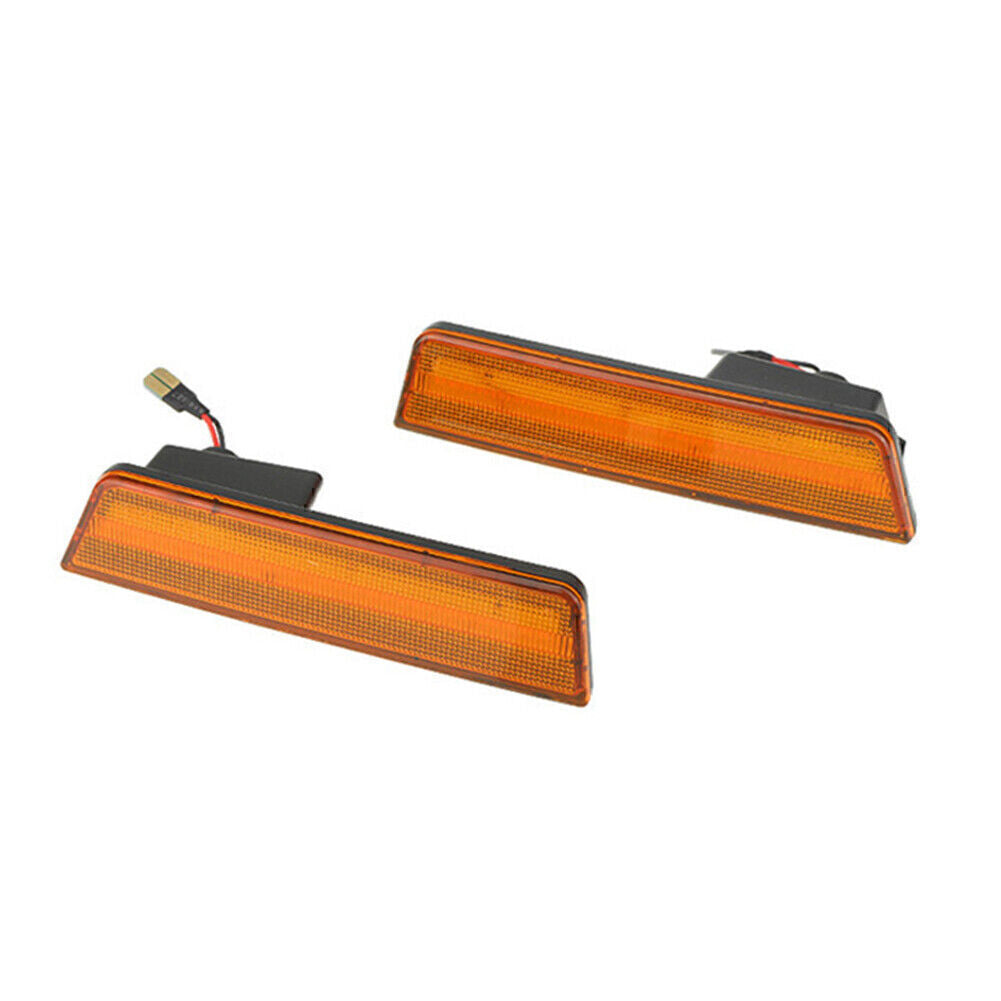 LED Front Side Marker Lights For 2008-14 for Dodge for Challenger /2011-14 Charger Amber