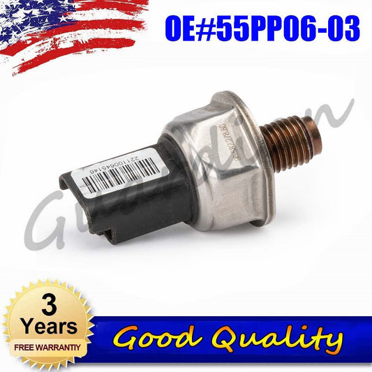 Fuel Rail Pressure Sensor 55PP06-03 for Citroen C3 C4 BERLINGO DISPATCH for Peugeot