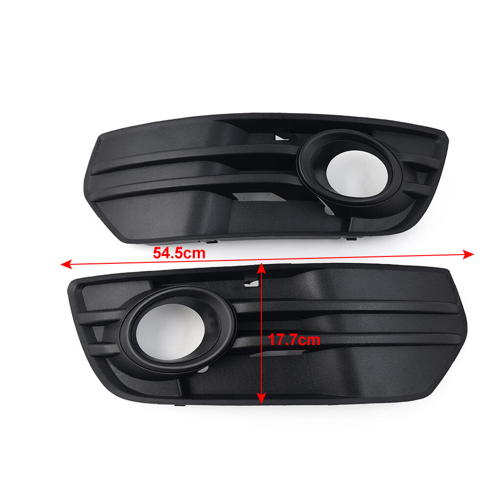 Front Lower Bumper Grille Fog Light Grill Cover With Fog Lamp Hole for Audi Q5