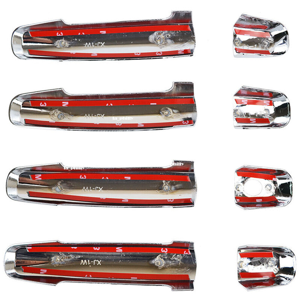 4Set Chrome Door Handle Cover Molding Trim Kit for Suzuki Kizashi Grand Vitara