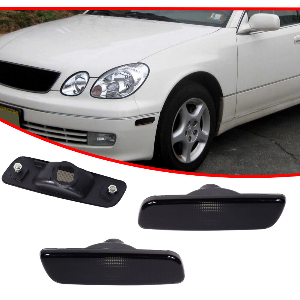 2001-2003 for Toyota Prius 2 smoked front side marker parking light housings