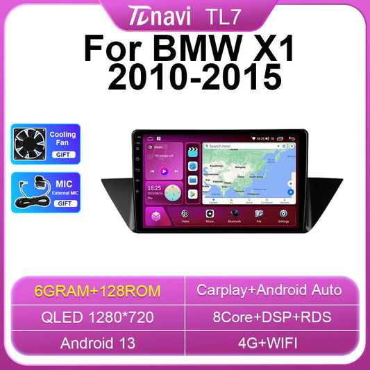 for BMW X1 E84 2010-2015 Android Carplay Car Radio Video Player Multimidia GPS