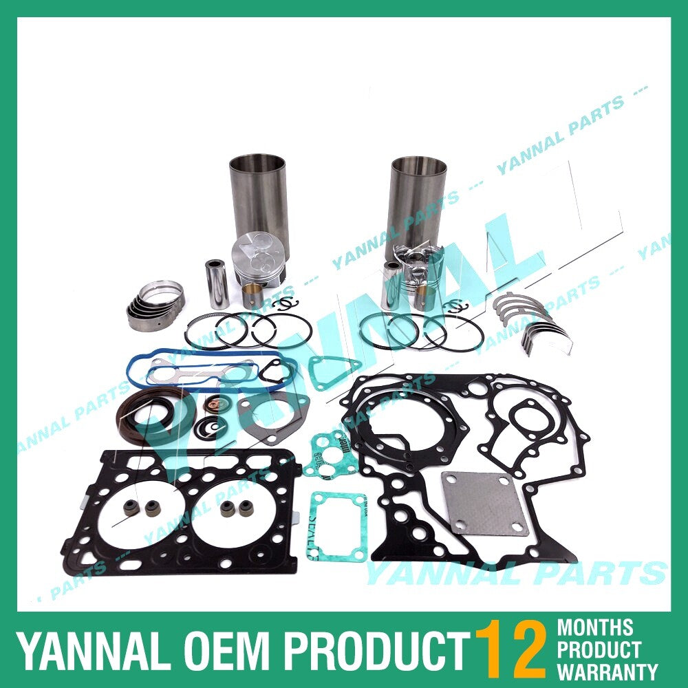 Z602 Overhaul and Reconstruction Kit with Shims and Bearings for Kubota Diesel Engines