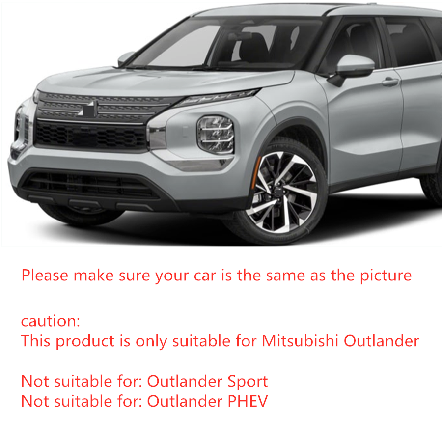 For 2022-23 for Mitsubishi Outlander Window Switch Panel Cover Trim Carbon Style ABS