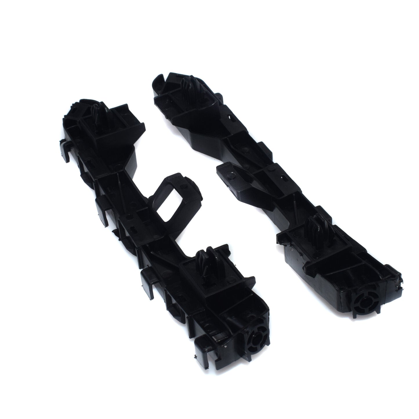 A pair of front left and right bumper brackets suitable for Honda Accord 2013-2017 2.0L, 2.4L, and 3.5L models.