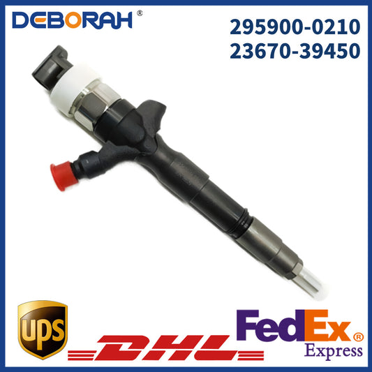 Diesel Fuel Common Rail Injector 295900-0210 23670-39450 for TOYOTA Hilux 2KD