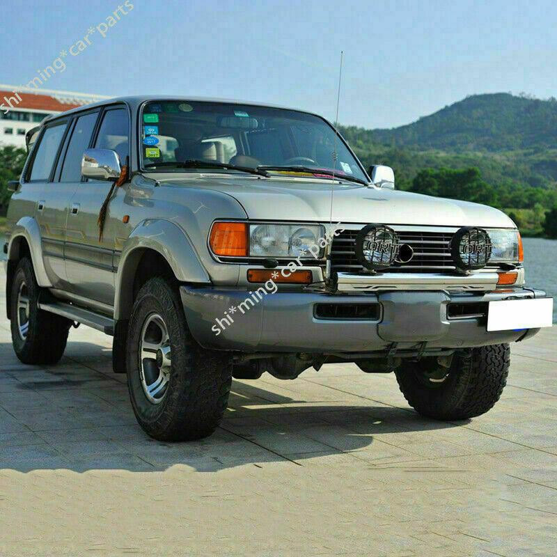 for Toyota for Land Cruiser LC80 FZJ80 1992-1997 Black Front Bumper Winch Cover Trim