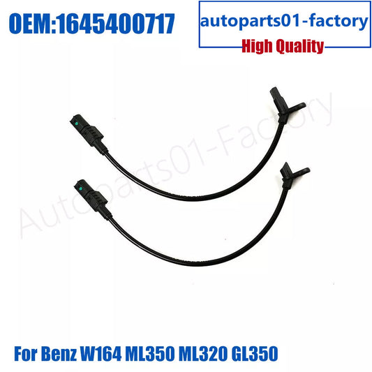 Set of 2Pcs Rear L+R ABS Wheel Speed Sensor for Mercedes-Benz W164 ML350 ML320