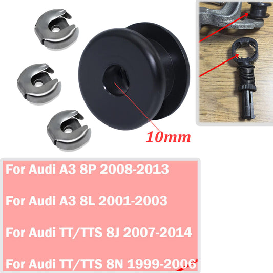 4PCS Gear Selector Shaft Cable End Catch Washer Pivot Bushing for Audi TT A3 8P