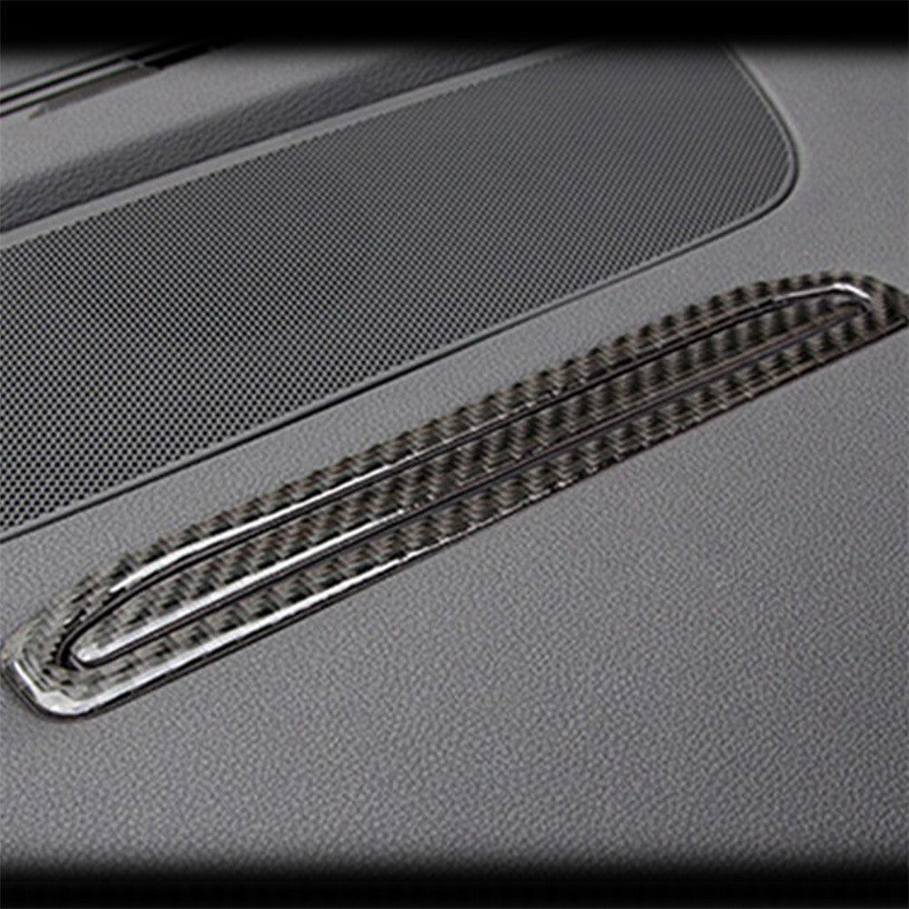 Navigation Box Panel Trim Interior Carbon Fiber Sticker for Audi Q7 2016-2019