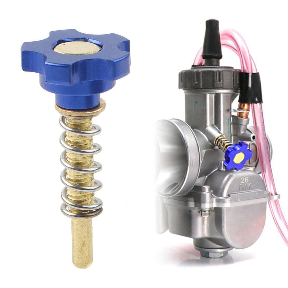 Motorcycle Carburetor Idle Speed Adjusting Screw kit Fit PWK Carbs Blue