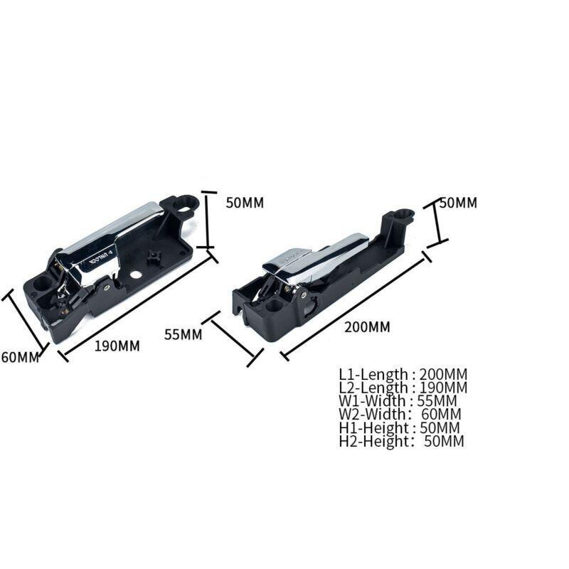 Chrome-plated interior door handles on the front passenger side are suitable for Ford 6E5Z5422600AA