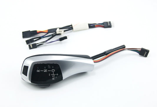 Automatic LED shift blade gear transmission suitable for BMW E90 E92 E93 F30 Silver LHD