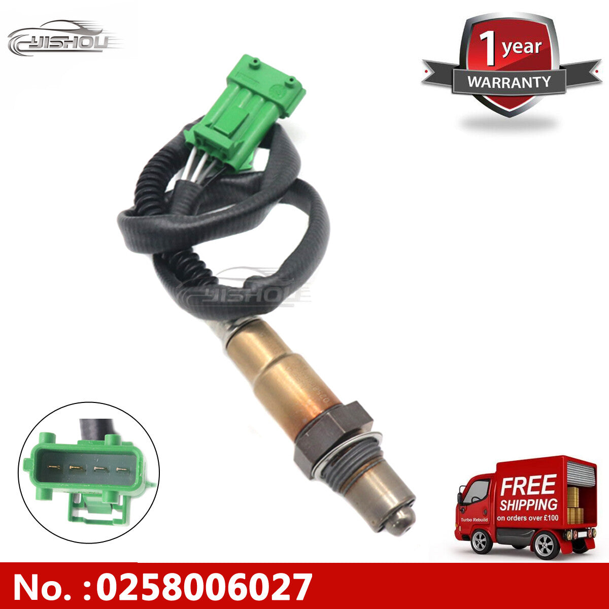 0258006027 New oxygen sensor for Citro?n C2 C3 C4 C5 C8 Xsara Berlingo Jumper
