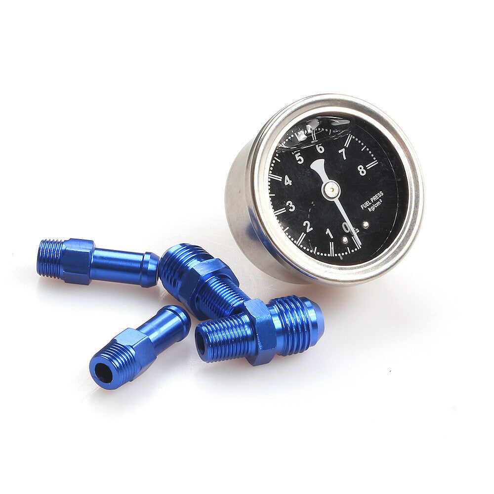 Aluminum 0-160 Psi Adjustable Fuel Pressure Regulator Type-L Universal Silver
