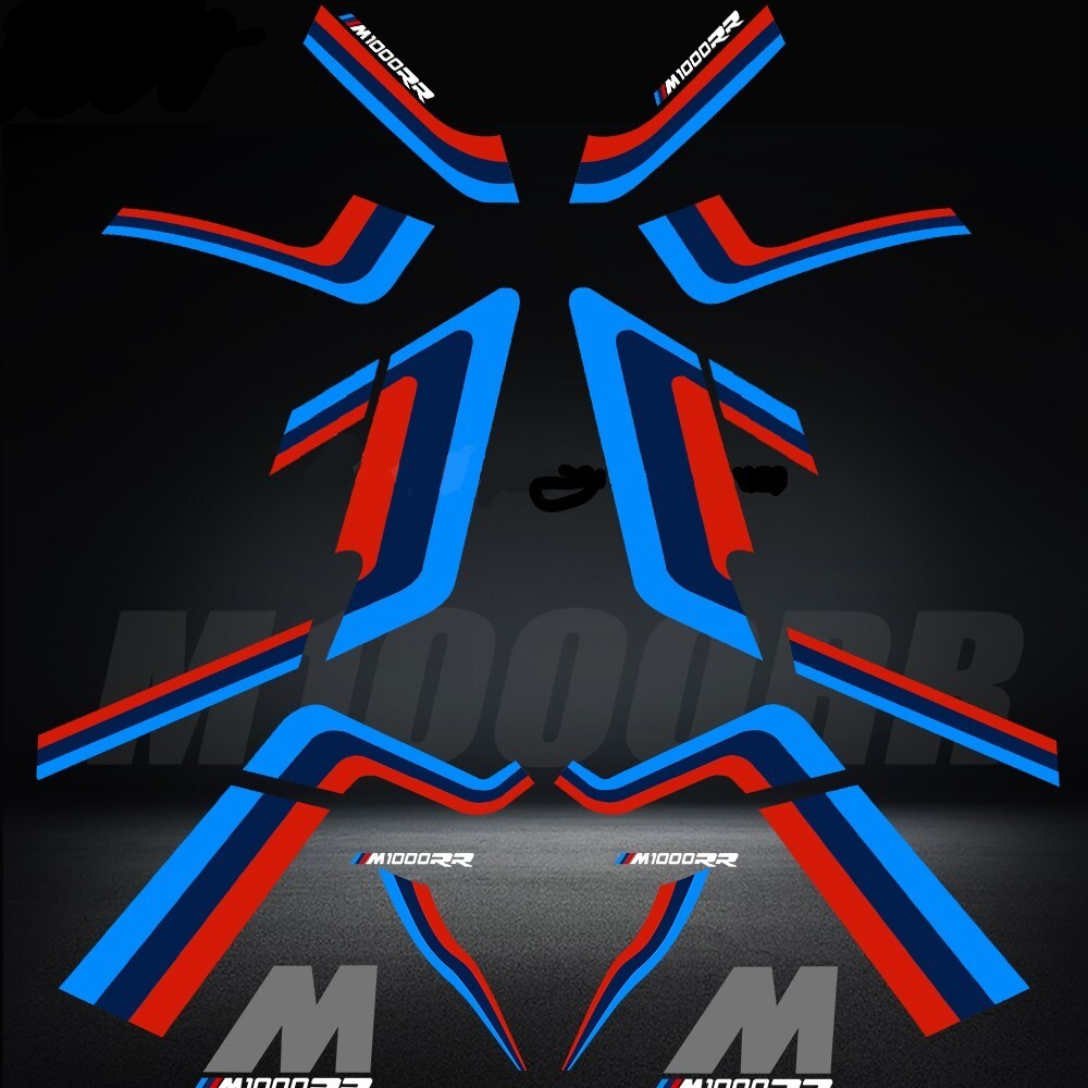 Fit for BMW S1000RR M1000RR Vehicle Sticker Set 2019-2022 Retrofit Decal Sticker